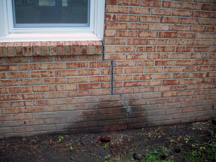 Foundation damage from downspouts
