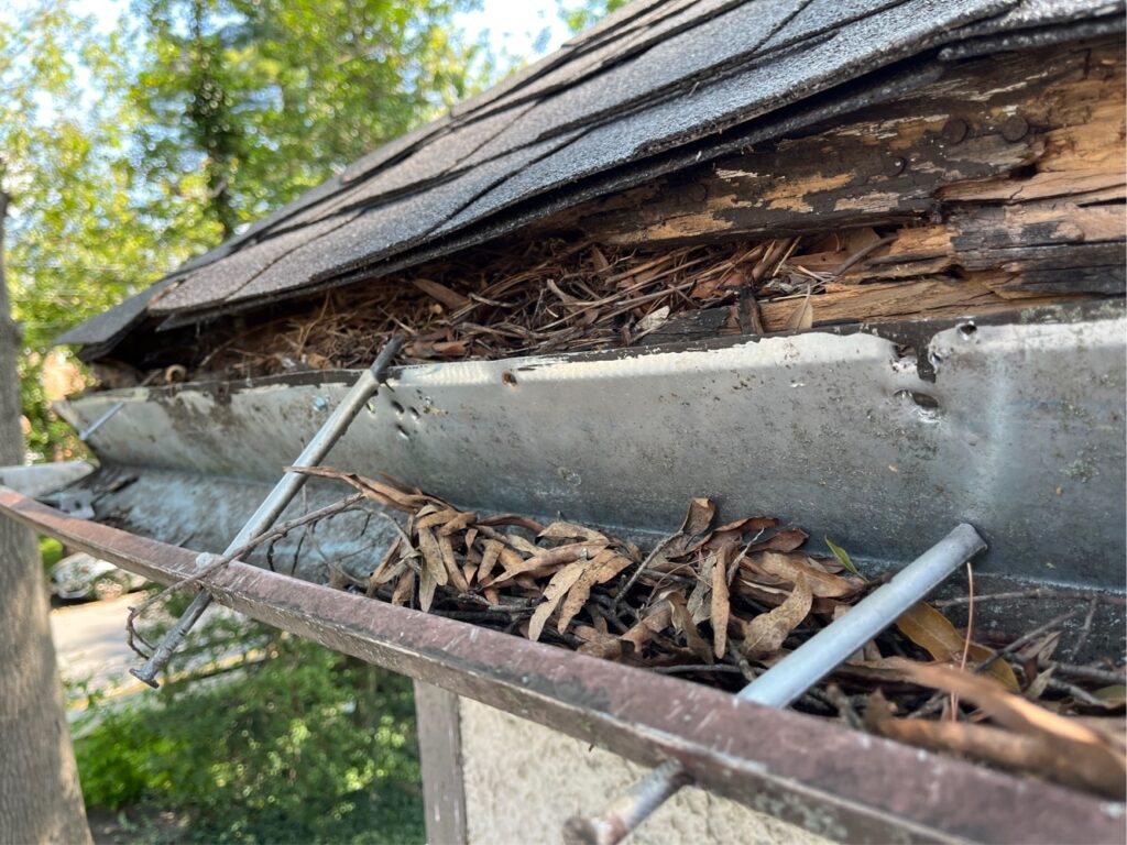 Rotted fascia wood damage Northeast Ohio
