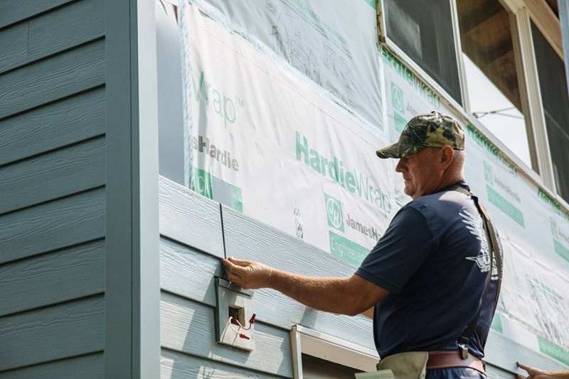 Professional siding installation