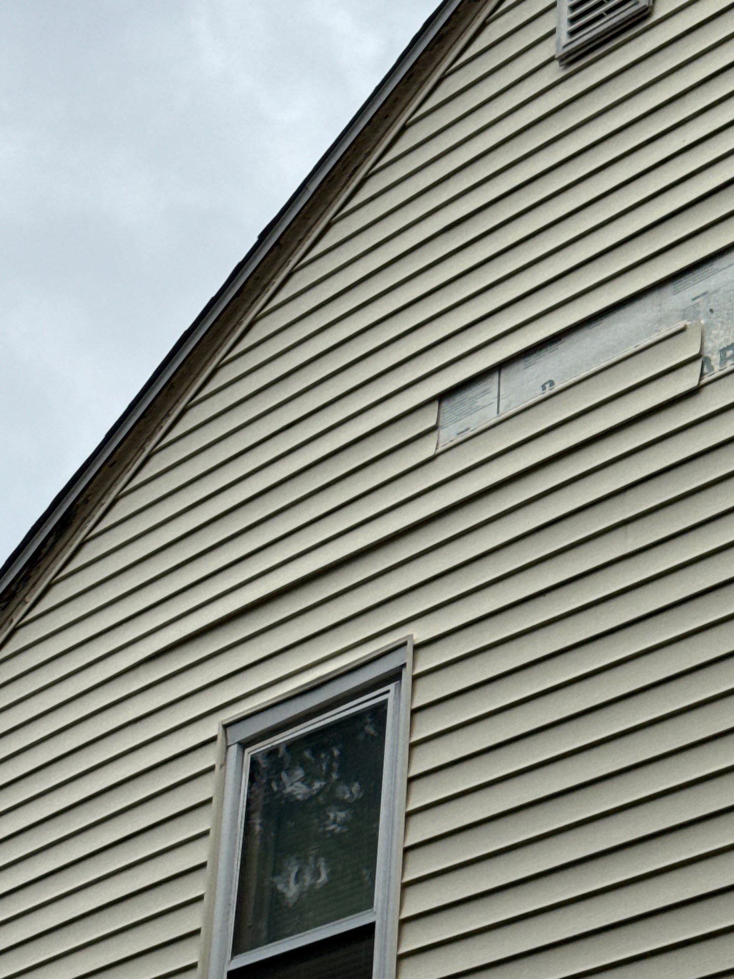 Wind damage that qualified for insurance